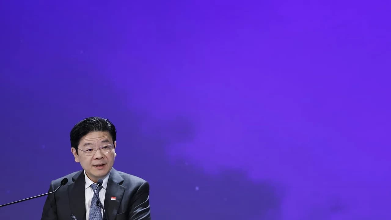 Lawrence Wong, Singapore's deputy prime minister and finance minister, will take over the top job by November next year (Kiyoshi Ota/Bloomberg via Getty Images)